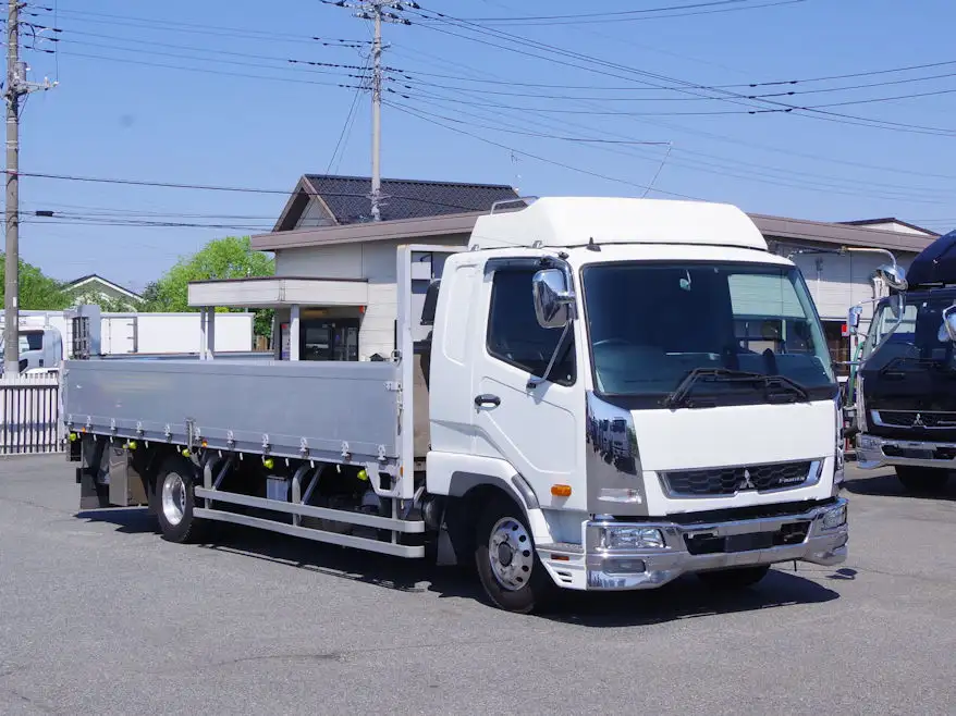 三菱 ファイター 中型/増トン 平ボディ アルミブロック エアサスの中古トラック画像2