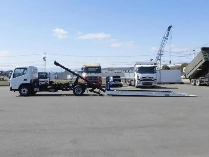 三菱 キャンター 小型 車両重機運搬 ラジコン ウインチの中古トラック画像5