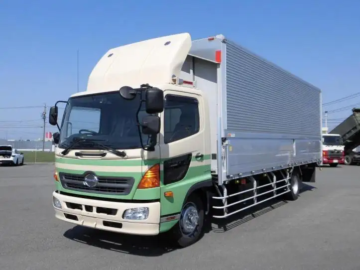 日野 レンジャー 中型/増トン ウイング 床鉄板 QKG-FJ7JNAAの中古トラック画像1