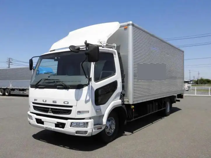 三菱 ファイター 中型/増トン アルミバン パワーゲート PDG-FK71Rの中古トラック画像1