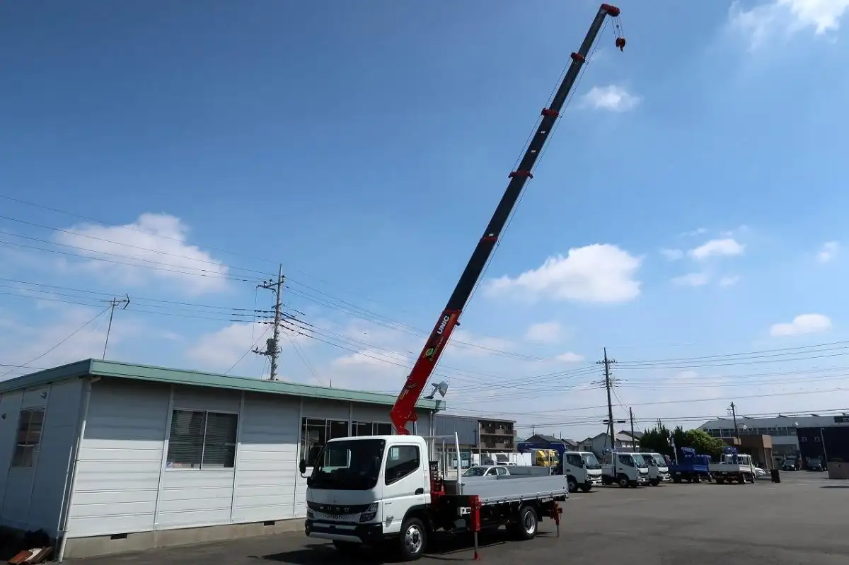 三菱 キャンター 小型 クレーン付 アルミブロック 6段の中古トラック画像7