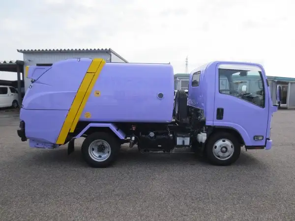 いすゞ エルフ 小型 パッカー車 巻き込み式 回転ダンプ式の中古トラック画像4
