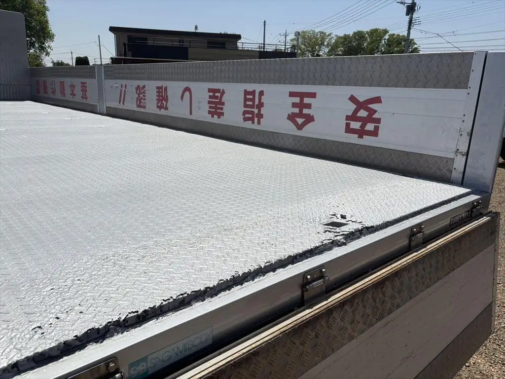 日野 プロフィア 大型 平ボディ 床鉄板 アルミブロックの中古トラック画像10