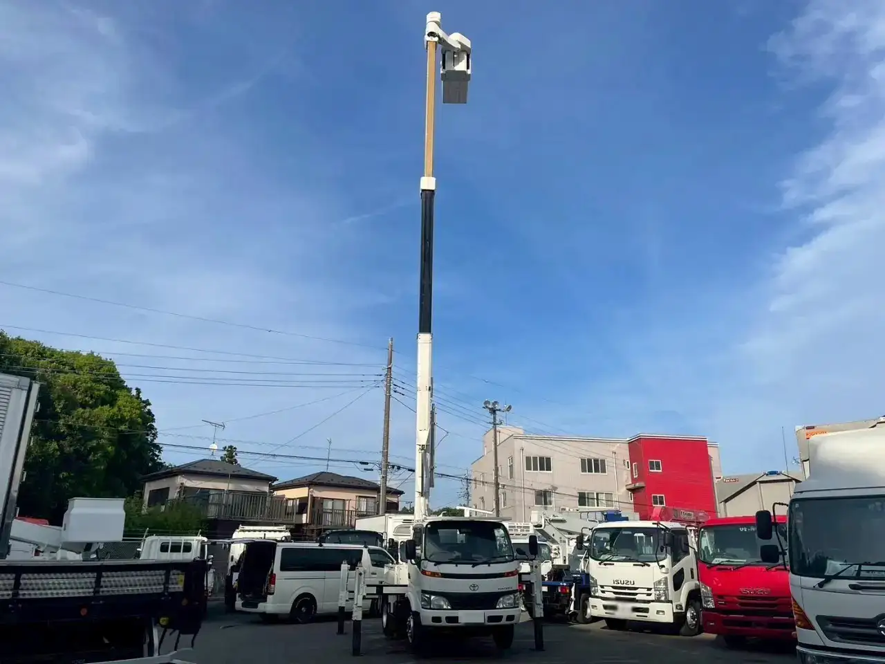 トヨタ トヨエース 小型 高所・建柱車 高所作業車 電工仕様の中古トラック画像6
