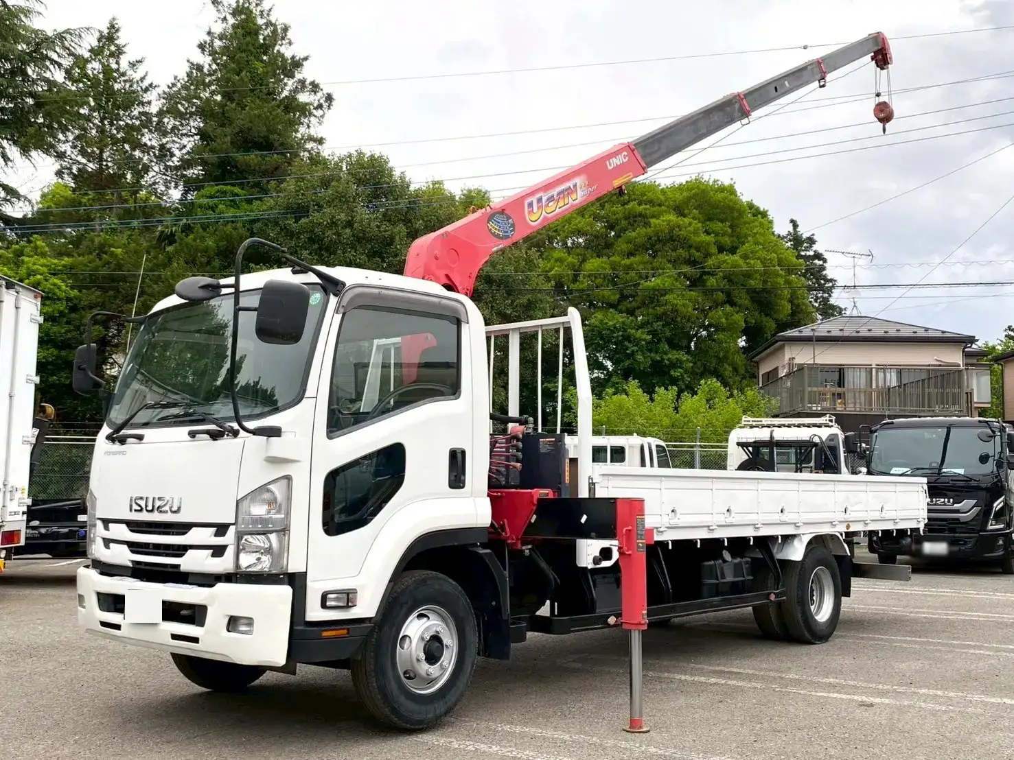 いすゞ フォワード 中型/増トン クレーン付 4段 ラジコン｜画像1