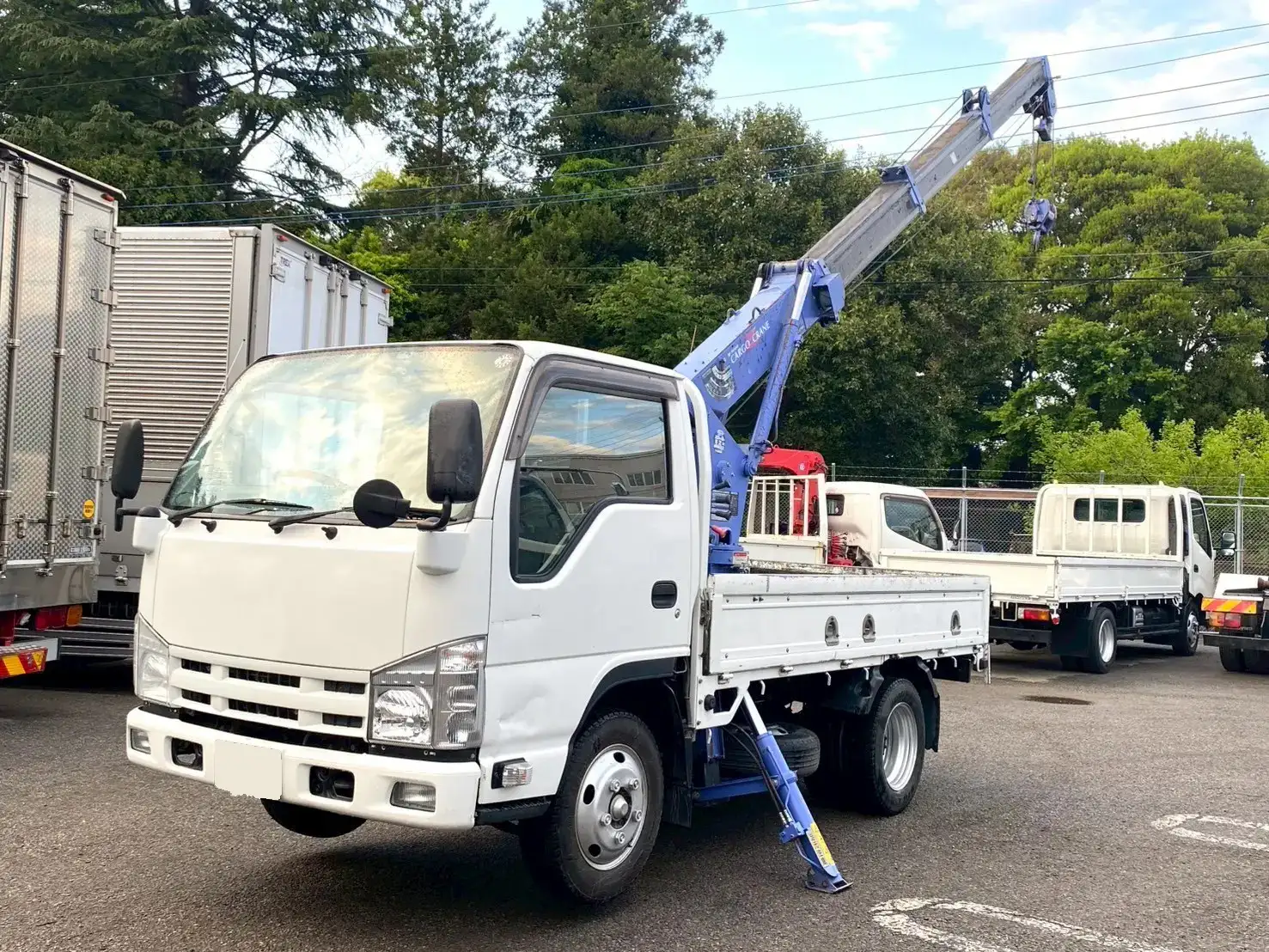 マツダ タイタン 小型 クレーン付 横置簡易クレーン 4段｜画像1