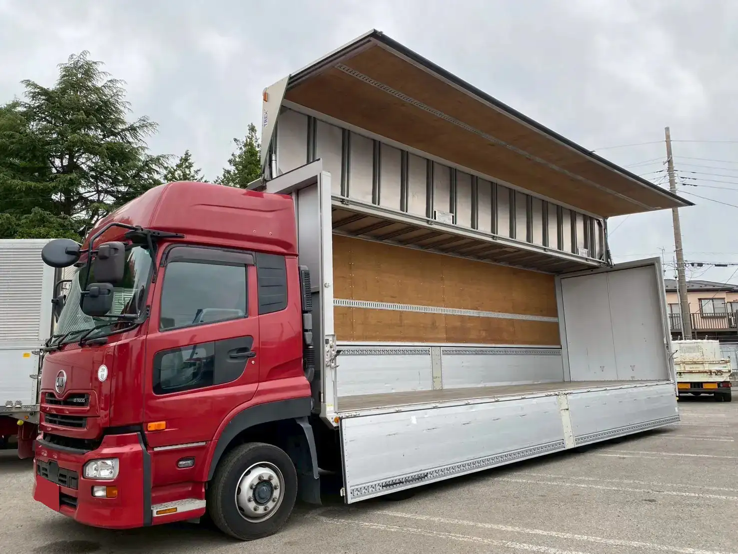 日産UD クオン 大型 ウイング ハイルーフ エアサスの中古トラック画像5