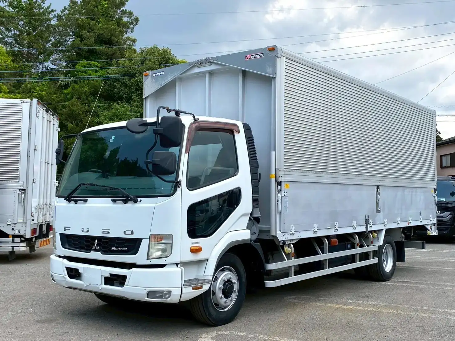 三菱 ファイター 中型/増トン ウイング QKG-FK72FZ H26｜画像1