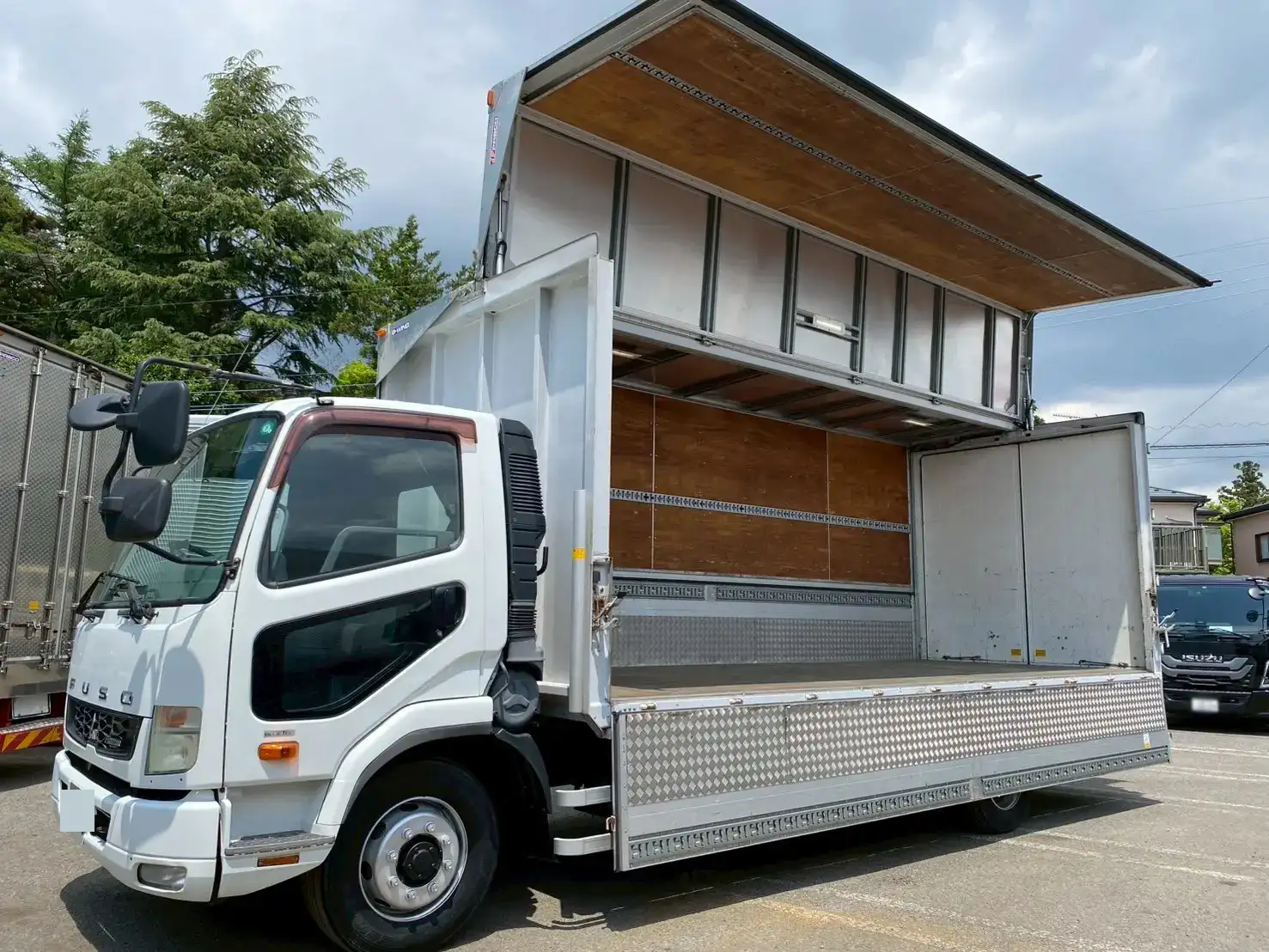 三菱 ファイター 中型/増トン ウイング QKG-FK72FZ H26の中古トラック画像5