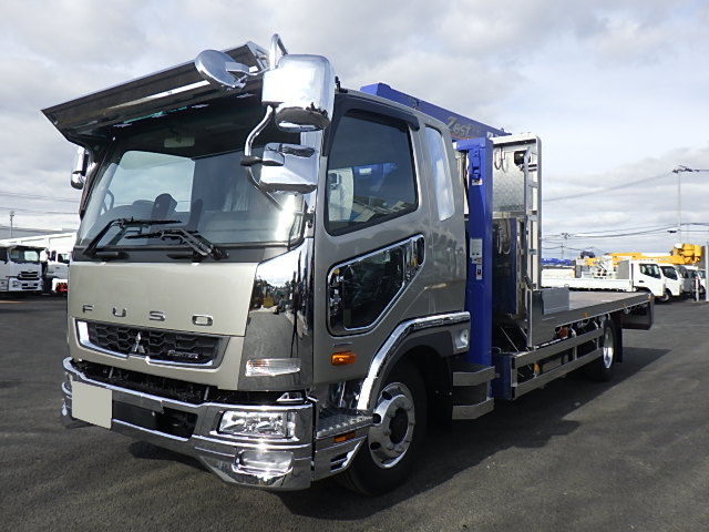 三菱 ファイター 中型/増トン 車両重機運搬 セルフローダー 2KG-FK62FZ