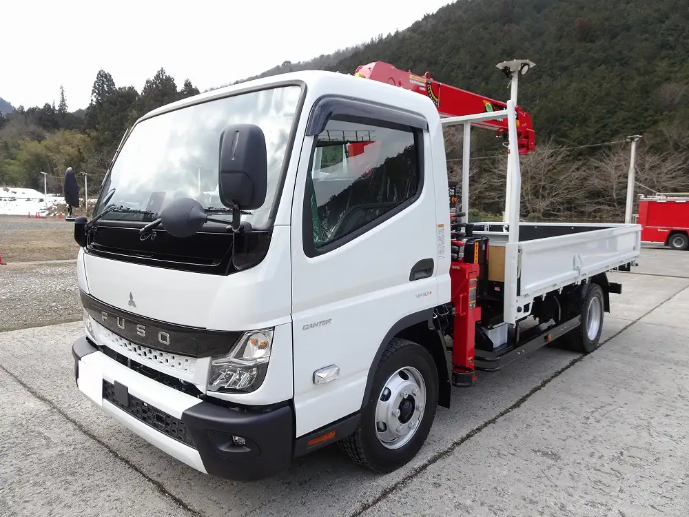 三菱 キャンター 小型 クレーン付 4段 ラジコン の中古トラック【車両No.187773】