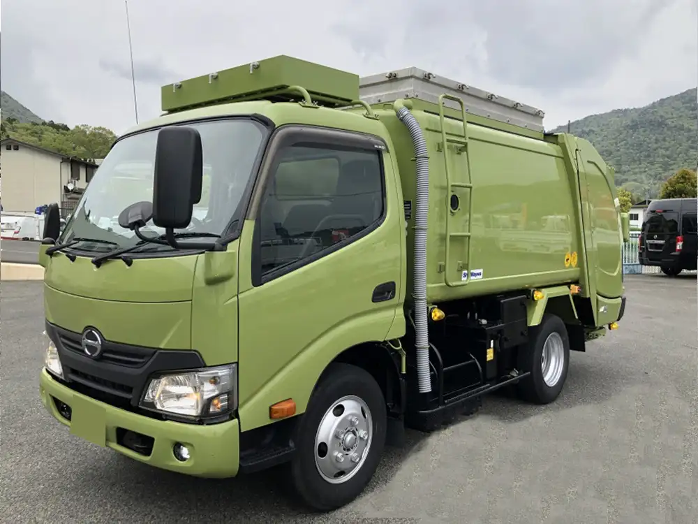 日野 デュトロ 小型 パッカー車 巻き込み式 回転ダンプ式｜画像1