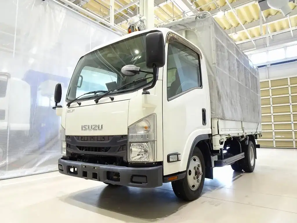 いすゞ エルフ 小型 ウイング 幌ウイング TKG-NMS85ARの中古トラック画像1