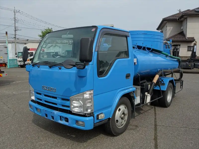 いすゞ エルフ 小型 タンク車 バキューム TKG-NKR85Nの中古トラック画像1