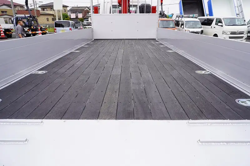 三菱 ファイター 中型/増トン 車両重機運搬 4段クレーン ラジコンの中古トラック画像5