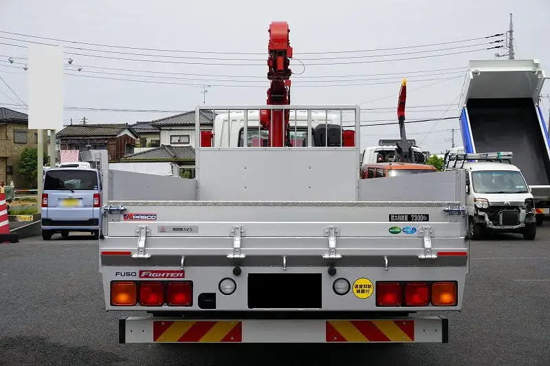 三菱 ファイター 中型/増トン 車両重機運搬 4段クレーン ラジコンの中古トラック画像3