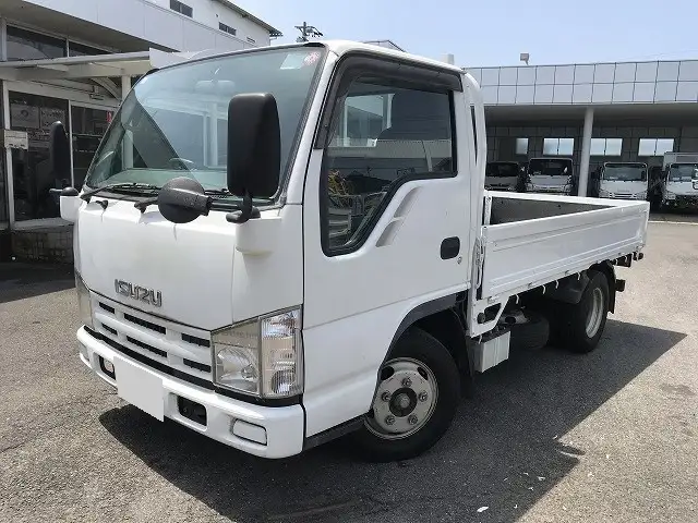 いすゞ エルフ 小型 平ボディ 床鉄板 BKG-NJR85Aの中古トラック画像1