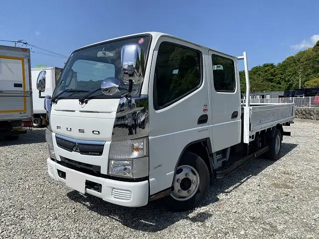 三菱 キャンター 小型 平ボディ Wキャブ TPG-FEA20｜画像1