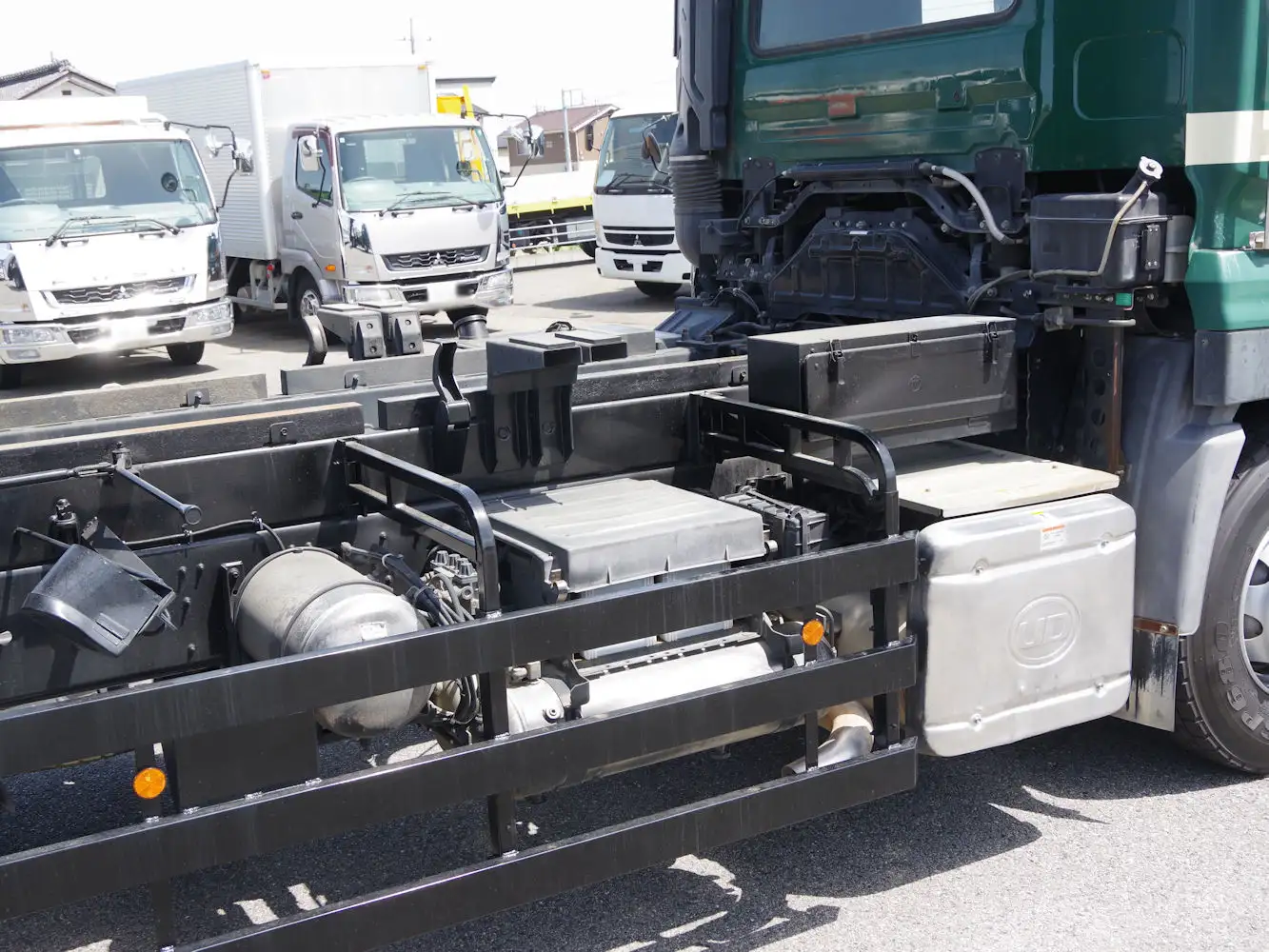 日産UD クオン 大型 ダンプ 土砂禁 ベッドの中古トラック画像16