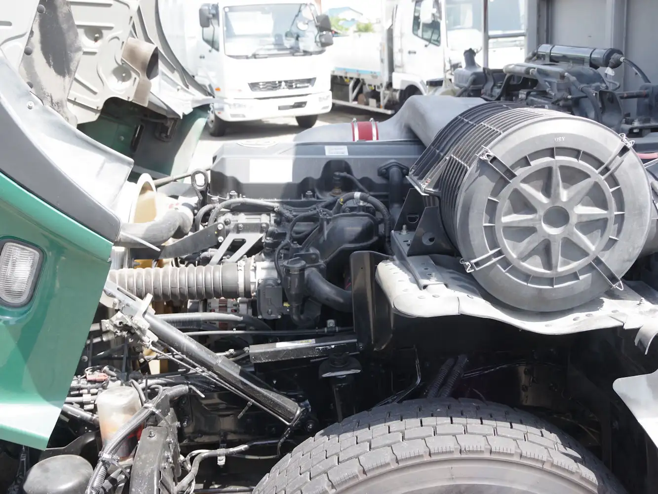 日産UD クオン 大型 ダンプ 土砂禁 ベッドの中古トラック画像20
