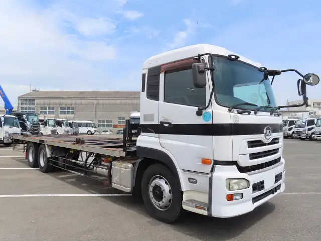 日産UD クオン 大型 平ボディ エアサス QKG-CD5ZAの中古トラック画像3
