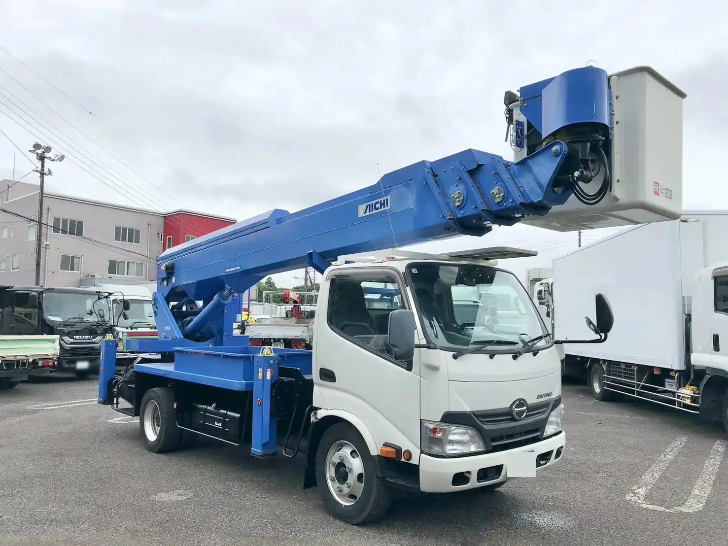 日野 デュトロ 小型 高所・建柱車 高所作業車 TKG-XZU650Fの中古トラック画像2