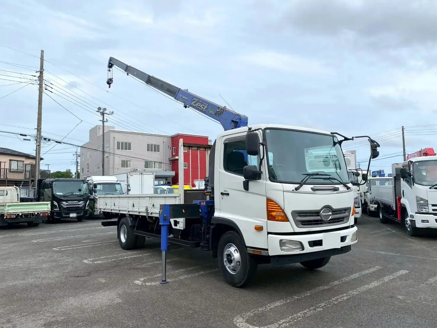 日野 レンジャー 中型/増トン クレーン付 4段 ラジコンの中古トラック画像2