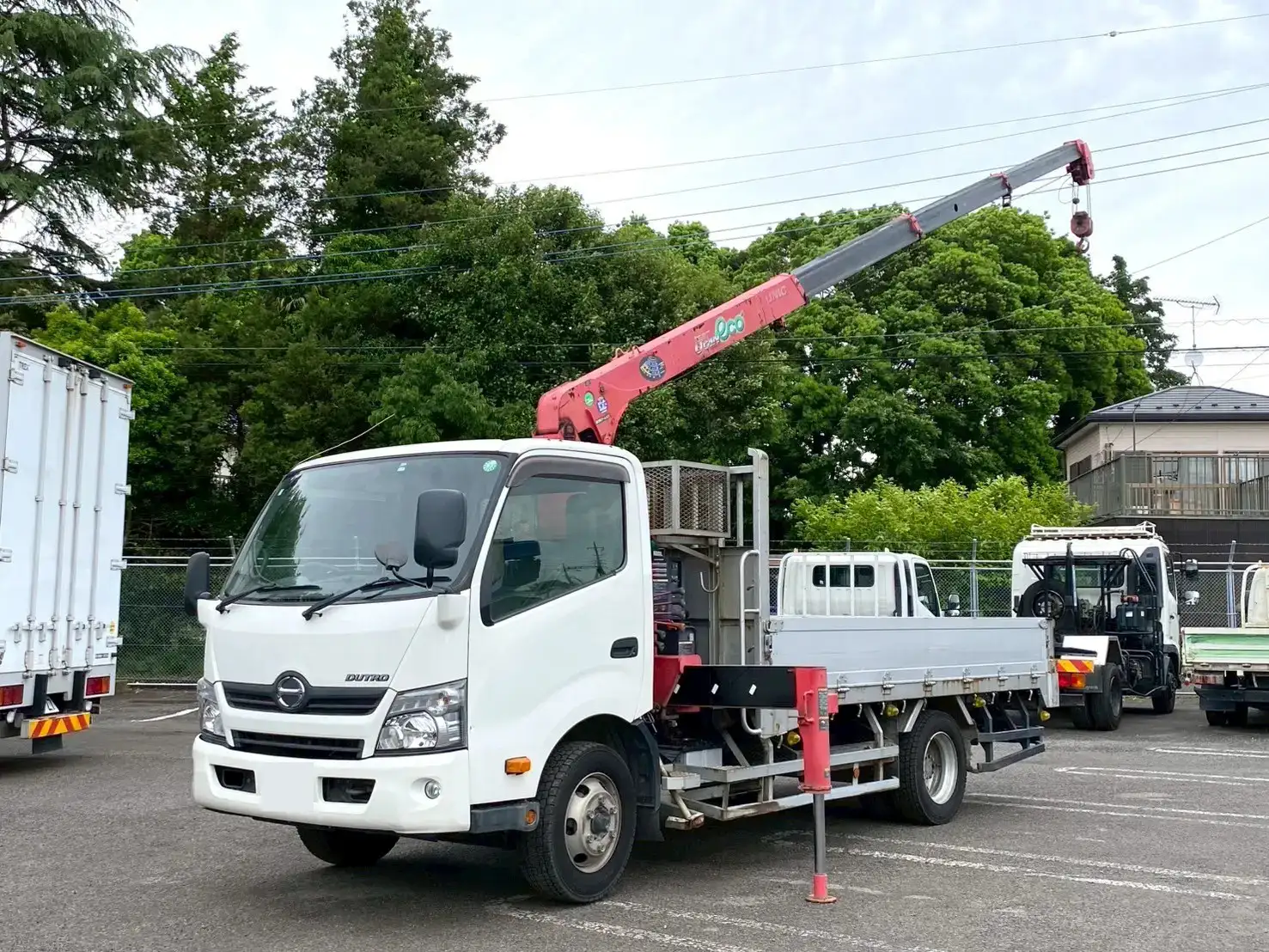 日野 デュトロ 小型 クレーン付 アルミブロック 4段｜画像1