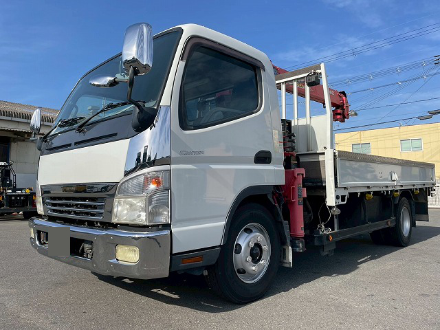 三菱 キャンター 小型 クレーン付 超ロング PDG-FE83DY