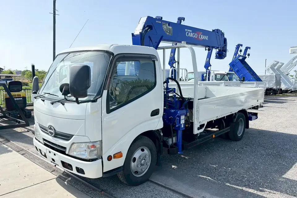 日野 デュトロ 小型 クレーン付 アルミブロック 6段｜画像1