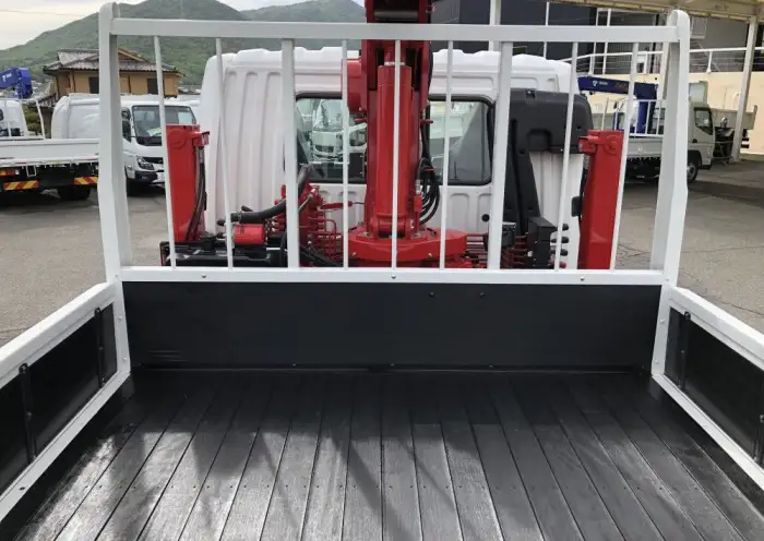 三菱 ファイター 中型/増トン 車両重機運搬 4段クレーン ラジコンの中古トラック画像8