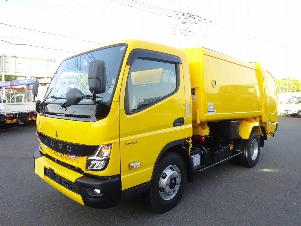 三菱 キャンター 小型 パッカー車 巻き込み式 回転ダンプ式 の中古トラック【車両No.188039】