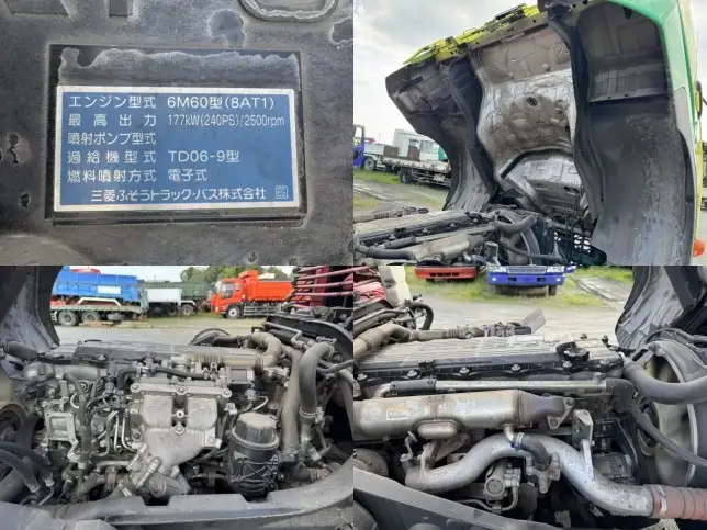 三菱 ファイター 中型/増トン 車両重機運搬 4段クレーン ラジコンの中古トラック画像20