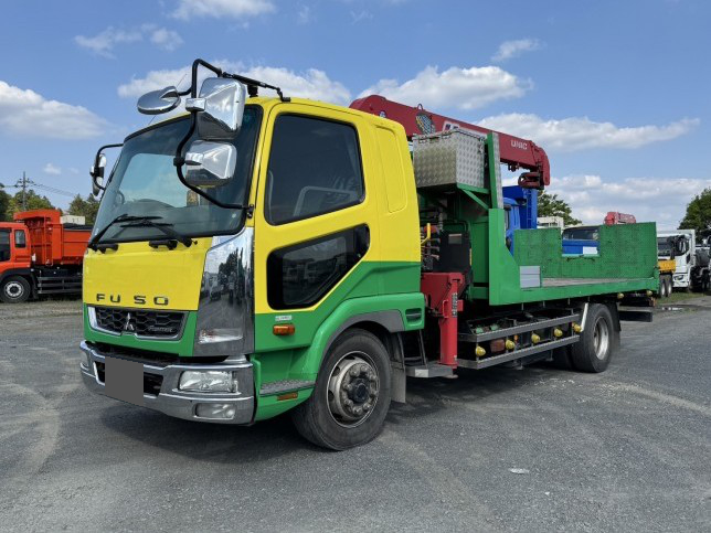 三菱 ファイター 中型/増トン 車両重機運搬 セーフティーローダー TKG-FK62FY