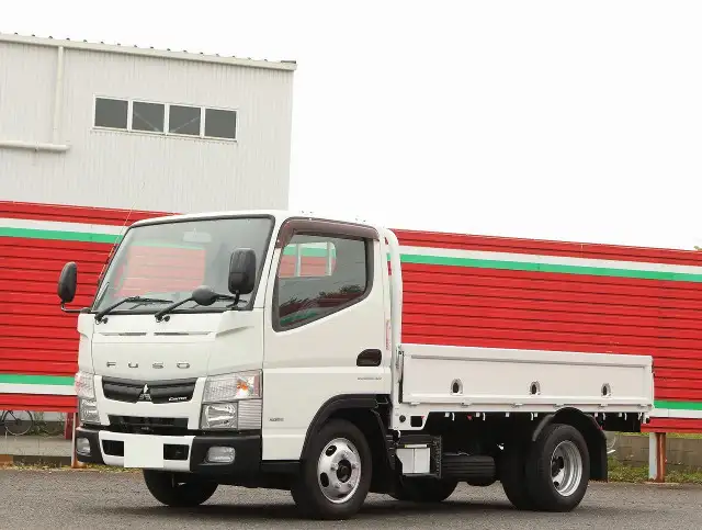 三菱 キャンター 小型 平ボディ 床鉄板 TKG-FBA20の中古トラック画像1