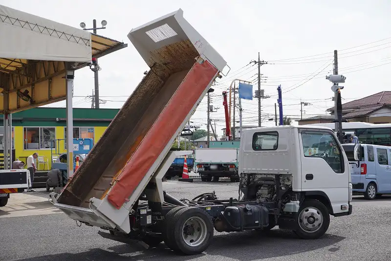 いすゞ エルフ 小型 ダンプ ローダー 強化の中古トラック画像4