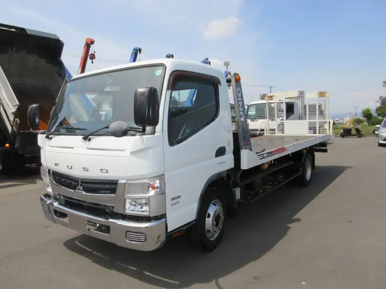 三菱 キャンター 小型 車両重機運搬 ラジコン ウインチの中古トラック画像1