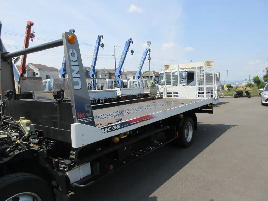 三菱 キャンター 小型 車両重機運搬 ラジコン ウインチの中古トラック画像10