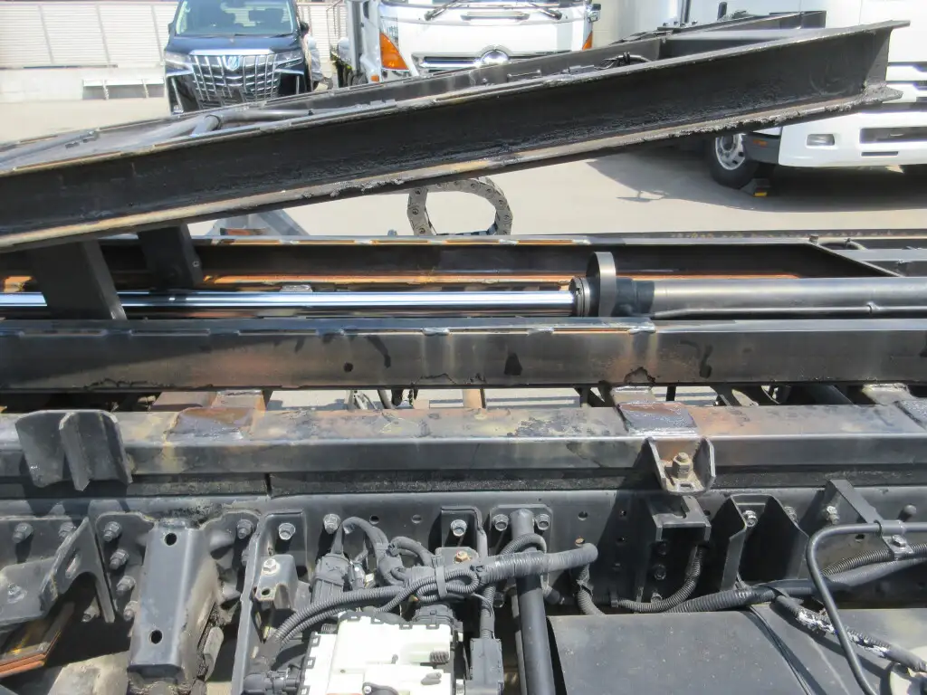 三菱 キャンター 小型 車両重機運搬 ラジコン ウインチの中古トラック画像19