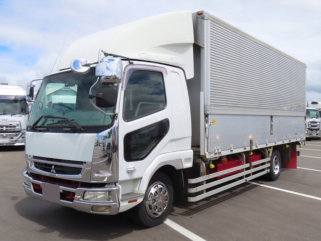 三菱 ファイター 中型/増トン ウイング ベッド 2PG-FK61N の中古トラック【車両No.154780】
