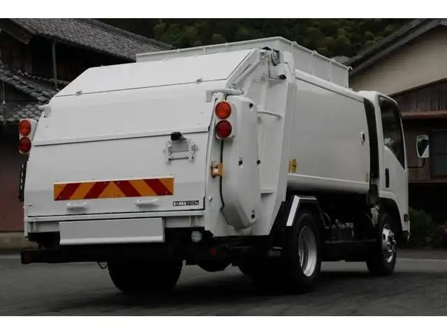 いすゞ エルフ 小型 パッカー車 巻き込み式 回転ダンプ式の中古トラック画像2