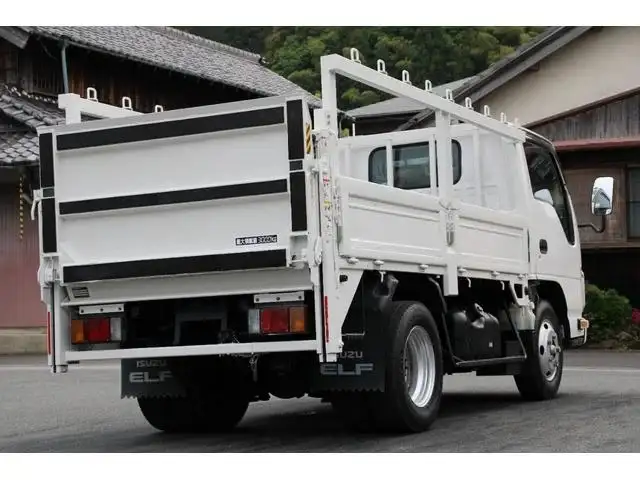 いすゞ エルフ 小型 平ボディ パワーゲート 床鉄板の中古トラック画像2