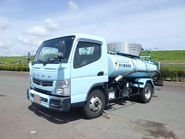 三菱 キャンター 小型 タンク車 バキューム TKG-FEB90