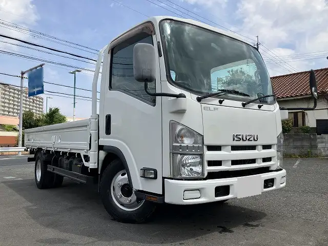 いすゞ エルフ 小型 平ボディ TKG-NLR85AR H26の中古トラック画像2