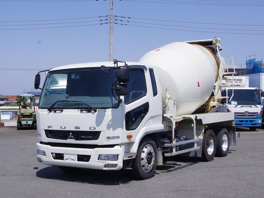三菱 ファイター 中型/増トン ミキサー・ポンプ ミキサー車 QDG-FQ62F