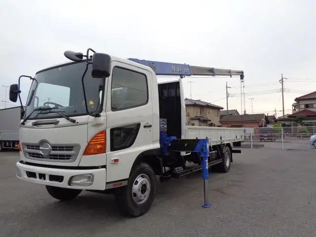 日野 レンジャー 中型/増トン クレーン付 床鉄板 4段の中古トラック画像6