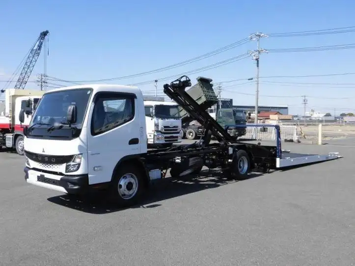 三菱 キャンター 小型 車両重機運搬 ラジコン ウインチの中古トラック画像6