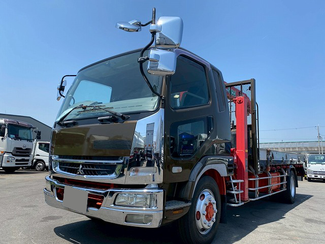 三菱 ファイター 中型/増トン 車両重機運搬 セルフローダー PJ-FK62FZ