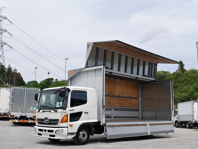 日野 レンジャー 中型/増トン ウイング パワーゲート エアサス の中古トラック【車両No.188214】