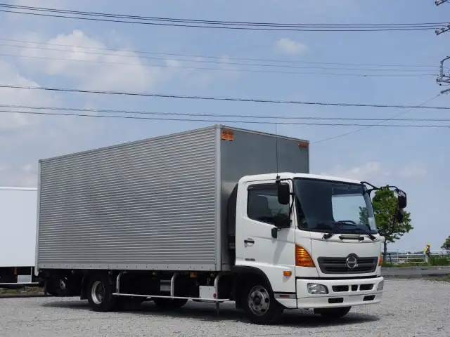 日野 レンジャー 中型/増トン アルミバン パワーゲート エアサスの中古トラック画像1